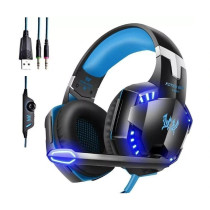 Diadema Pro Kotion Gamer Each G2000 + Microfono Usb Led