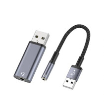 Adaptador de audio 3.5 MM a  cable USB