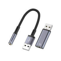 Adaptador de audio 3.5 MM a  cable USB